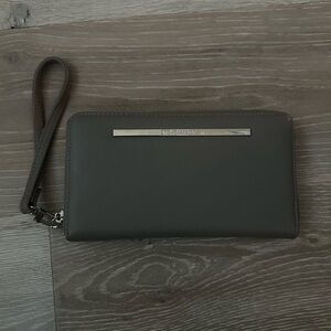 Steve Madden Charcoal Women's Wristlet Wallet